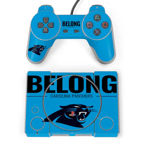 NFL Carolina Panthers Team Motto PlayStation Classic Bundle Skin