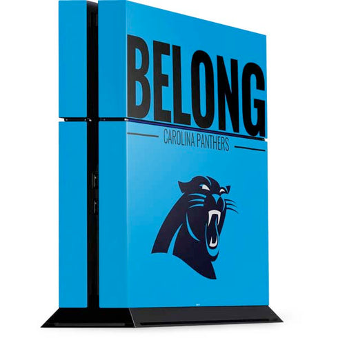 NFL Carolina Panthers Team Motto PS4 Console Skin