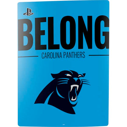 NFL Carolina Panthers Team Motto PS5 Digital Edition Console Skin