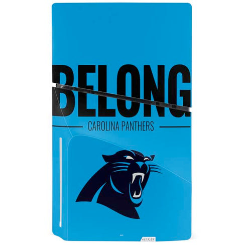 NFL Carolina Panthers Team Motto PS5 Slim Disk Bundle Skin