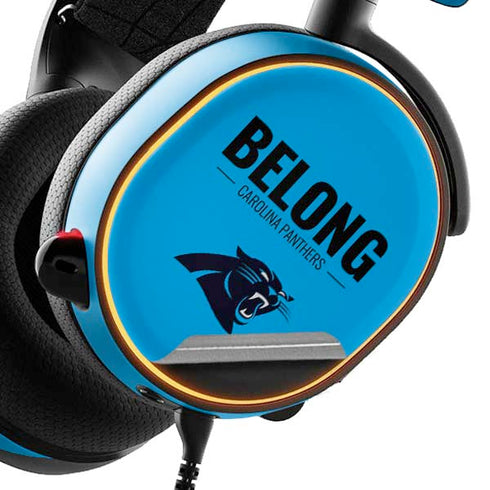 NFL Carolina Panthers Team Motto SteelSeries Arctis 3 Skin