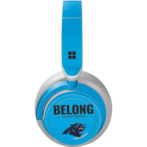 NFL Carolina Panthers Team Motto Surface Headphones Skin