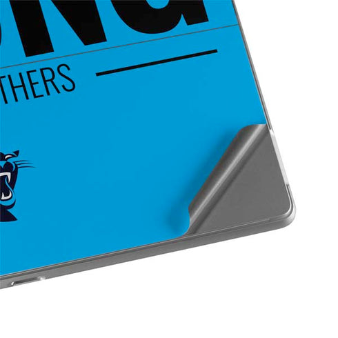 NFL Carolina Panthers Team Motto Surface Pro 8 Skin