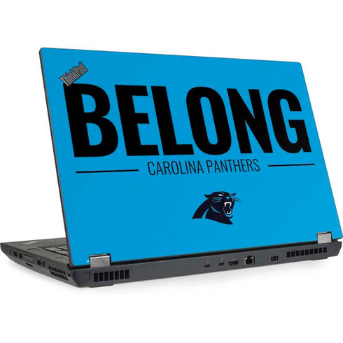 NFL Carolina Panthers Team Motto Lenovo ThinkPad Skin