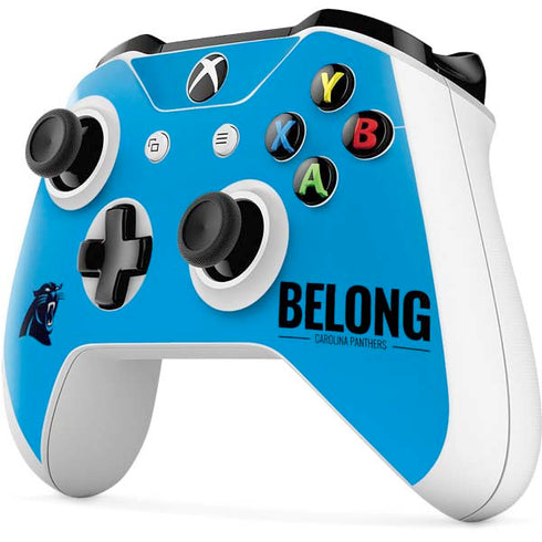 NFL Carolina Panthers Team Motto Xbox One S Controller Skin