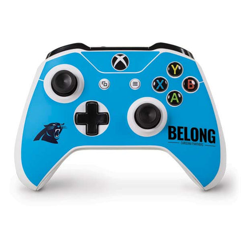 NFL Carolina Panthers Team Motto Xbox One S Controller Skin