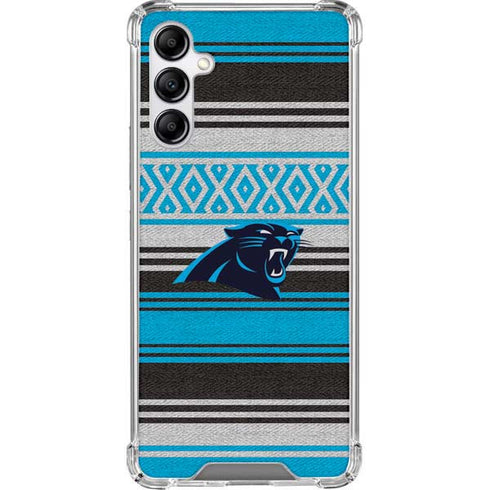 NFL Carolina Panthers Trailblazer Galaxy A14 5G Clear Case