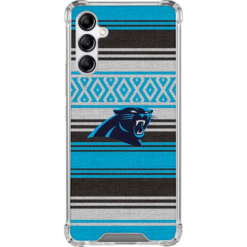 NFL Carolina Panthers Trailblazer Galaxy A15 5G Clear Case