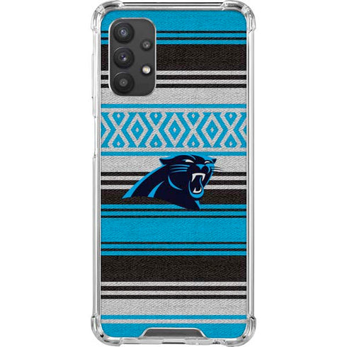 NFL Carolina Panthers Trailblazer Galaxy A32 5G Clear Case