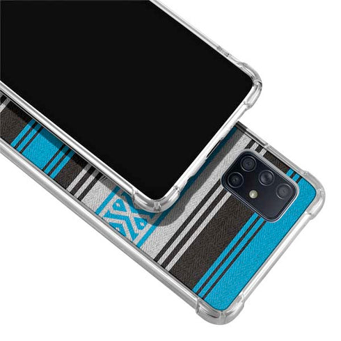 NFL Carolina Panthers Trailblazer Galaxy A51 5G Clear Case