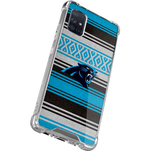 NFL Carolina Panthers Trailblazer Galaxy A51 5G Clear Case
