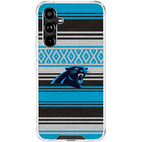 NFL Carolina Panthers Trailblazer Galaxy A54 5G Clear Case