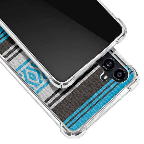 NFL Carolina Panthers Trailblazer Galaxy A54 5G Clear Case