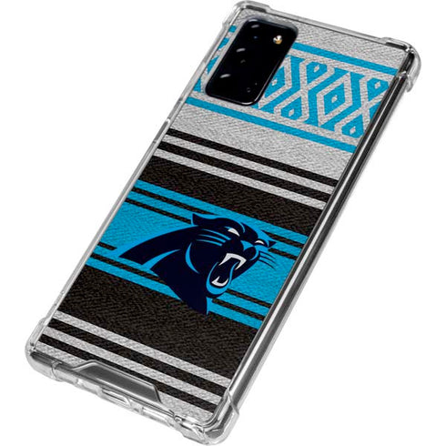 NFL Carolina Panthers Trailblazer Galaxy Note20 5G Clear Case