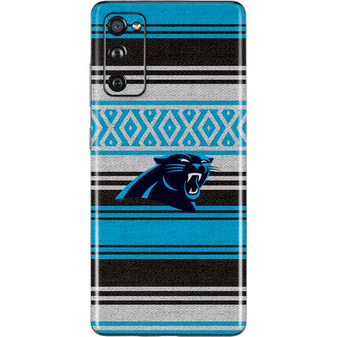 NFL Carolina Panthers Trailblazer Galaxy S20 Fan Edition Skin