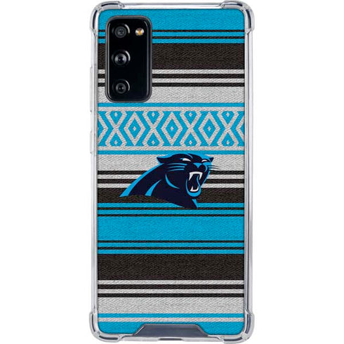 NFL Carolina Panthers Trailblazer Galaxy S20 FE Clear Case