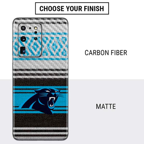 NFL Carolina Panthers Trailblazer Galaxy S20 Ultra 5G Skin