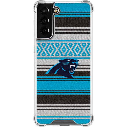 NFL Carolina Panthers Trailblazer Galaxy S21 FE Clear Case