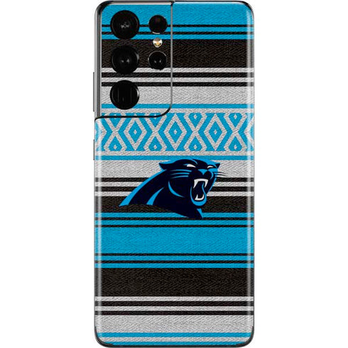 NFL Carolina Panthers Trailblazer Galaxy S21 Ultra 5G Skin