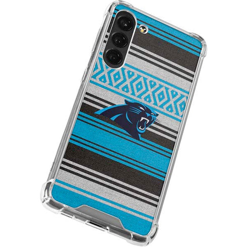 NFL Carolina Panthers Trailblazer Galaxy S23 Plus Clear Case