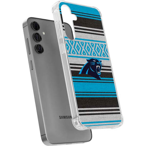 NFL Carolina Panthers Trailblazer Galaxy S24 Plus Clear Case