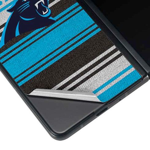 NFL Carolina Panthers Trailblazer Galaxy Z Fold4 5G Skin