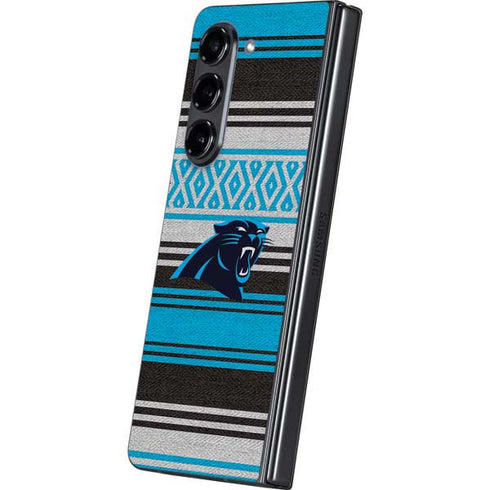 NFL Carolina Panthers Trailblazer Galaxy Z Fold5 5G Skin