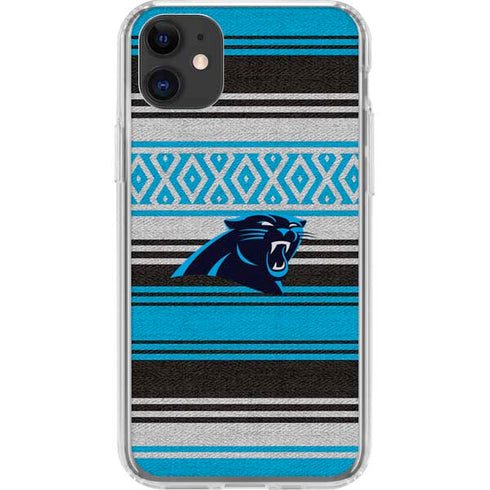 NFL Carolina Panthers Trailblazer iPhone 11 Clear Case