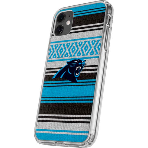 NFL Carolina Panthers Trailblazer iPhone 11 Clear Case