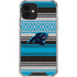 NFL Carolina Panthers Trailblazer iPhone 12 Clear Case