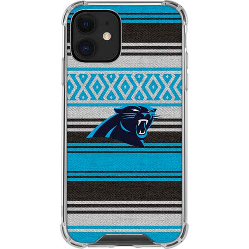 NFL Carolina Panthers Trailblazer iPhone 12 Mini Clear Case