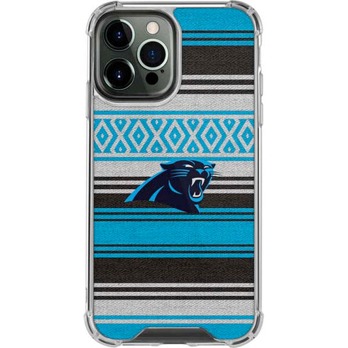 NFL Carolina Panthers Trailblazer iPhone 13 Pro Max Clear Case