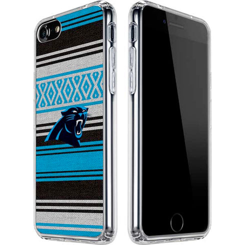 NFL Carolina Panthers Trailblazer iPhone SE (2nd & 3rd Gen) Clear Case