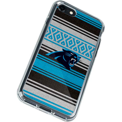 NFL Carolina Panthers Trailblazer iPhone SE (2nd & 3rd Gen) Clear Case