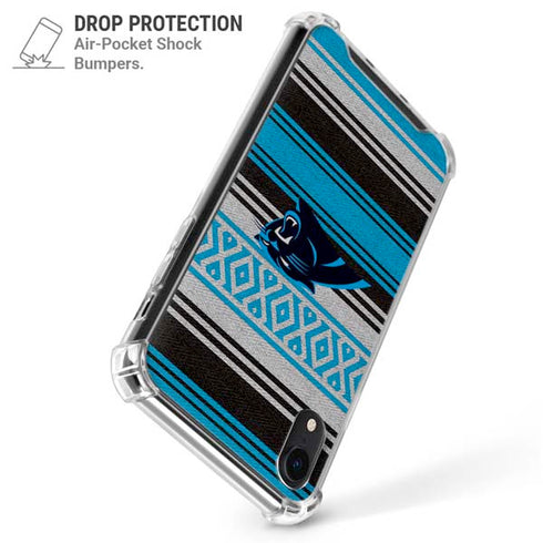 NFL Carolina Panthers Trailblazer iPhone XR Clear Case