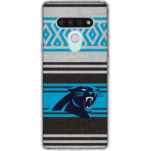NFL Carolina Panthers Trailblazer LG Stylo 6 Clear Case