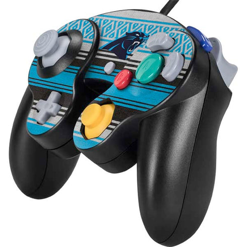 NFL Carolina Panthers Trailblazer Nintendo GameCube Controller Skin