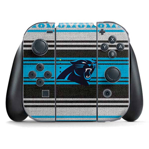 NFL Carolina Panthers Trailblazer Nintendo Switch (2017-2021) Joy-Con Controller Skin