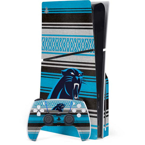 NFL Carolina Panthers Trailblazer PS5 Slim Disk Bundle Skin