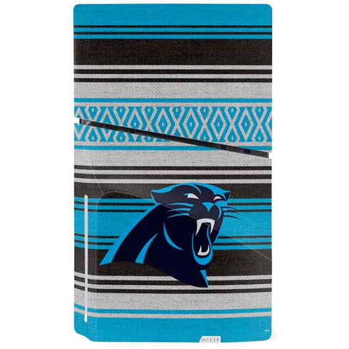 NFL Carolina Panthers Trailblazer PS5 Slim Disk Console Skin