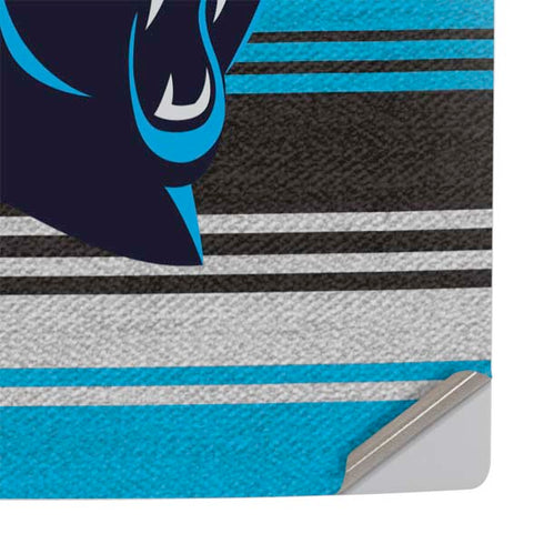 NFL Carolina Panthers Trailblazer PS5 Slim Disk Console Skin