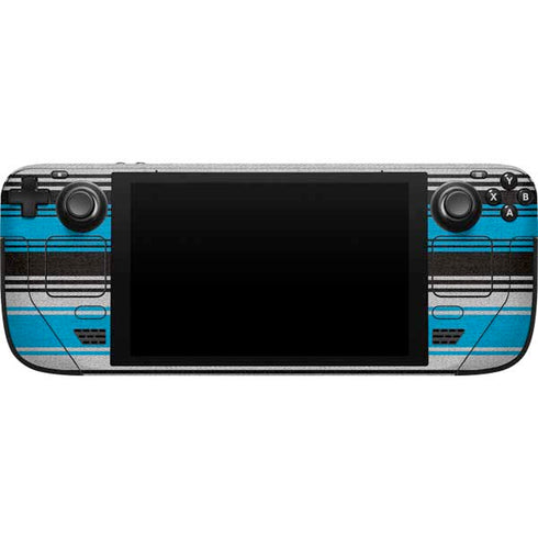 NFL Carolina Panthers Trailblazer Steam Deck Handheld Gaming Computer Skin