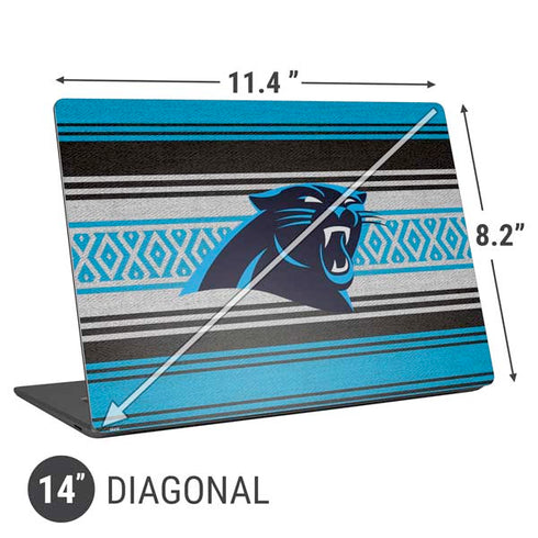 NFL Carolina Panthers Trailblazer Universal Laptop 14in (11.4 x 8.2in) Skin