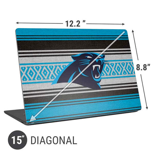 NFL Carolina Panthers Trailblazer Universal Laptop 15in (12.2 x 8.8in) Skin