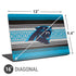 NFL Carolina Panthers Trailblazer Universal Laptop 16in (13 x 9.4in) Skin