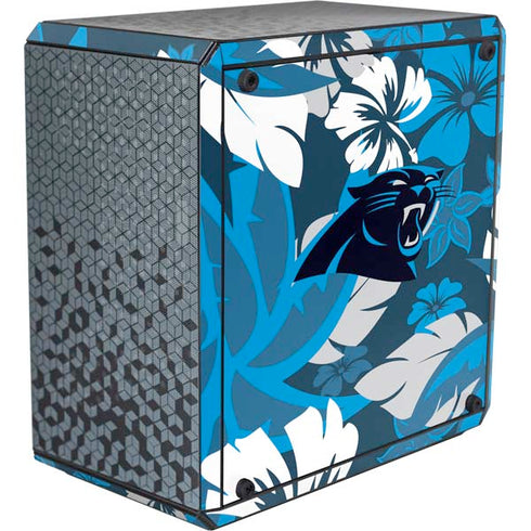 NFL Carolina Panthers Tropical Print Cooler Master MasterBox Q300L Mini Tower Skin