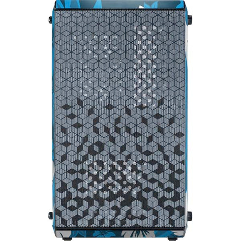 NFL Carolina Panthers Tropical Print Cooler Master MasterBox Q300L Mini Tower Skin