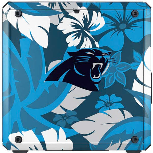 NFL Carolina Panthers Tropical Print Cooler Master MasterBox Q300L Mini Tower Skin