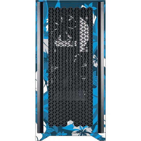 NFL Carolina Panthers Tropical Print Corsair 4000D Tempered Glass Mid-Tower ATX Case Skin