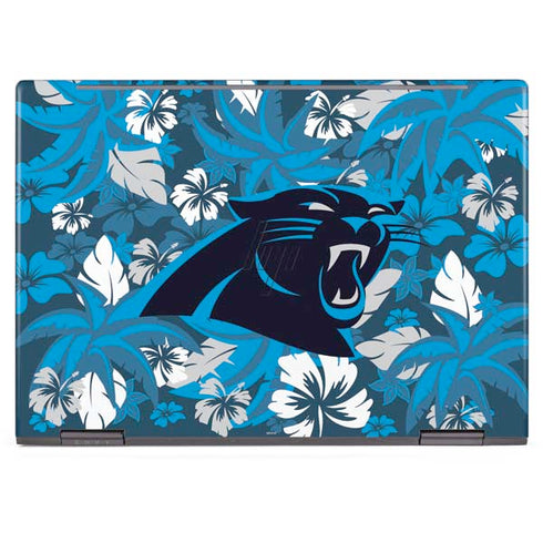NFL Carolina Panthers Tropical Print HP Envy Skin